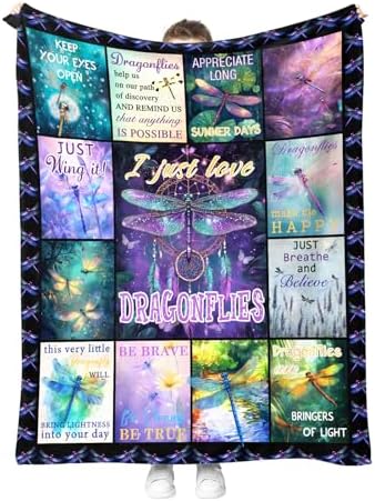 Butterfly Dream Catcher Blanket Gifts for Adults Women Girls Birthday Christmas Halloween Easter Mother's Day Presents Mom Wife Girlfriend Throw Blanket 60"x80" by Hohoto