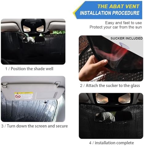 Skull Red Eyes Car Windshield Sun Shade Foldable UV Ray Sun Visor Protector Sunshade to Keep Your Vehicle Cool (55" x 27.6")