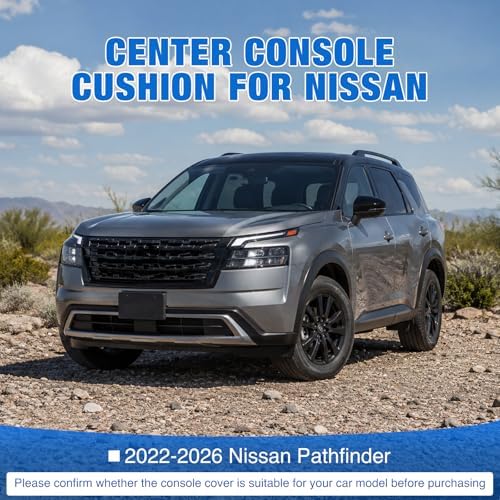 Nilight Center Console Cover for Nissan Pathfinder 2022-2026 Armrest Cover