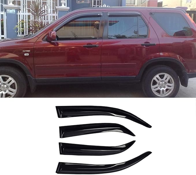 94459 Side Window Wind Deflector, Dark Smoke Window Visor fit - Image 2