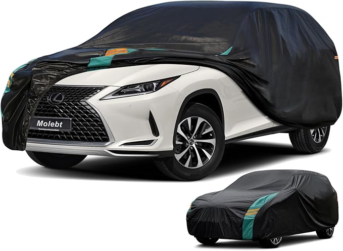 SUV Car Cover Custom Fit for Lexus RX 330 350 450 500, Waterproof All Weather by Molebt
