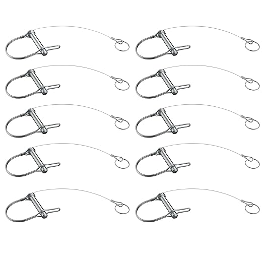 Trailer Coupler Pin 5/16-Inch Diameter x 2-3/4-Inch Long Trailer Pins by HILILON