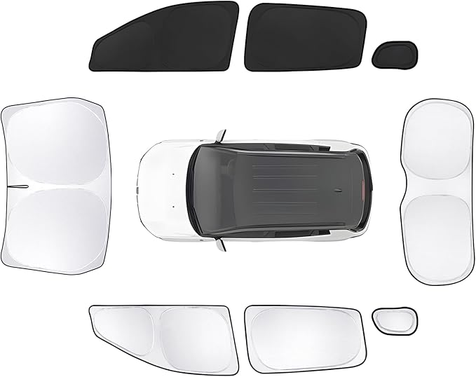 8pcs Car Window Shades for Jeep Compass 2017-2024 Accessories, Windshield Side by Unknown
