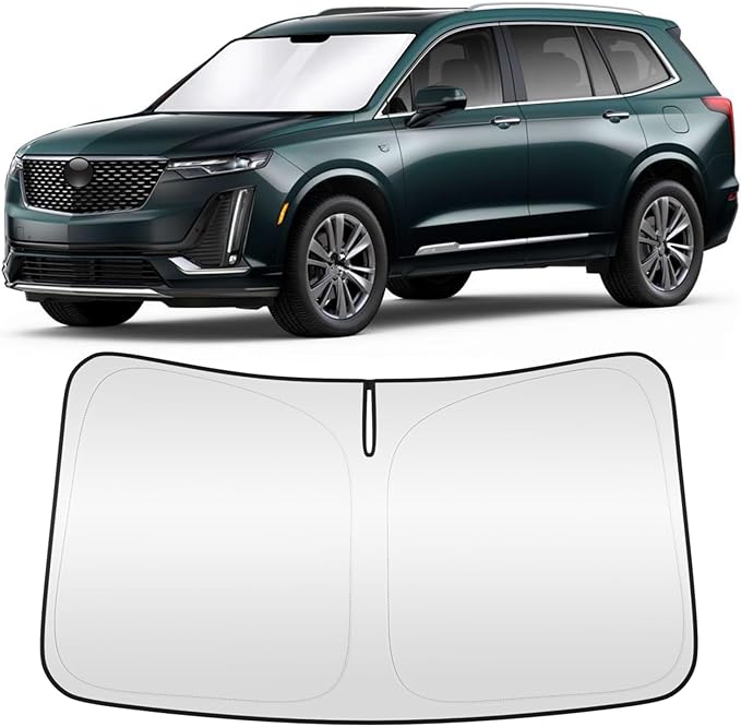 Windshield Sun Shade for for Cadillac XT6 2020-2025 4-Layer Front Window Shade by ZSLTCL