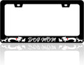 Dog Mom License Plate Frame Cute Animal License Plate Holder by TINALUIN