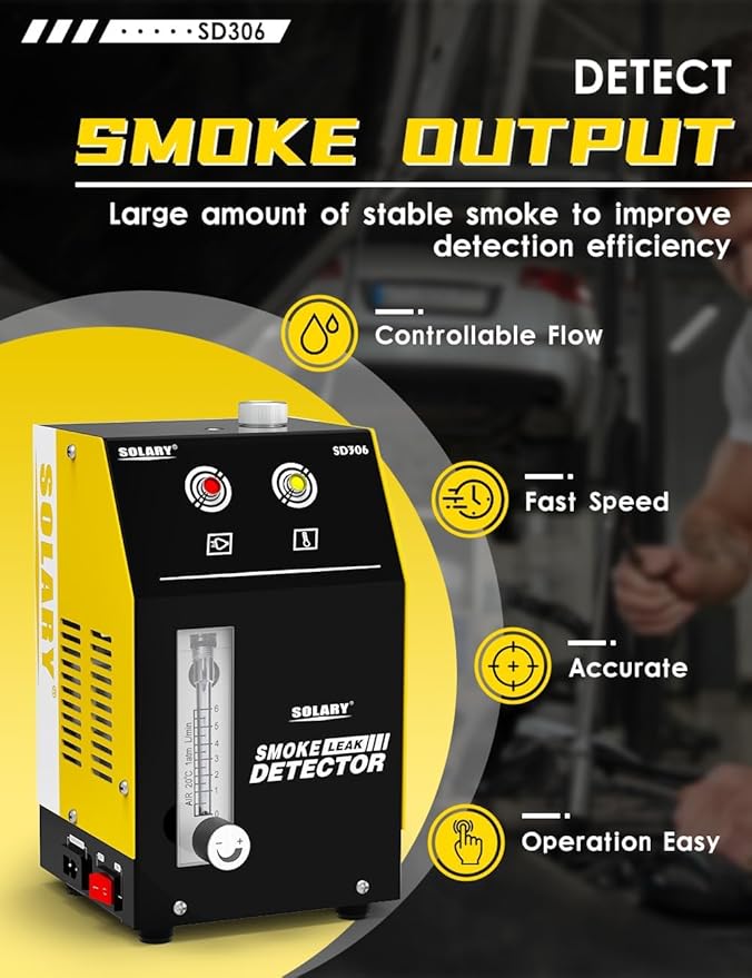 Automotive EVAP Smoke Machine Test - 12V DC Vacuum Smoke Leak Detector - Image 3
