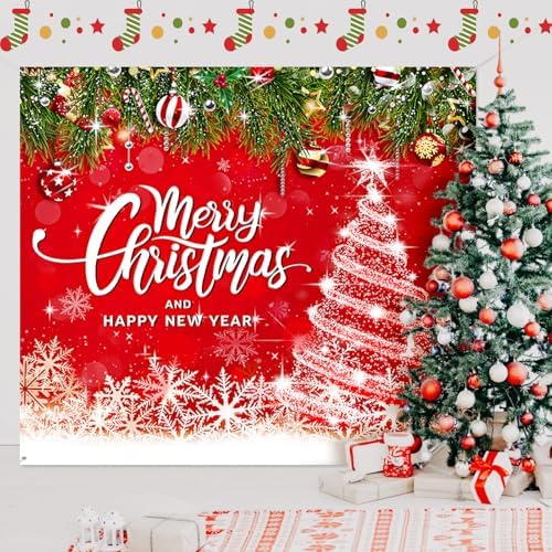 Teenyyou Christmas Garage Door Cover Decorations 7 x 8 ft - Image 4