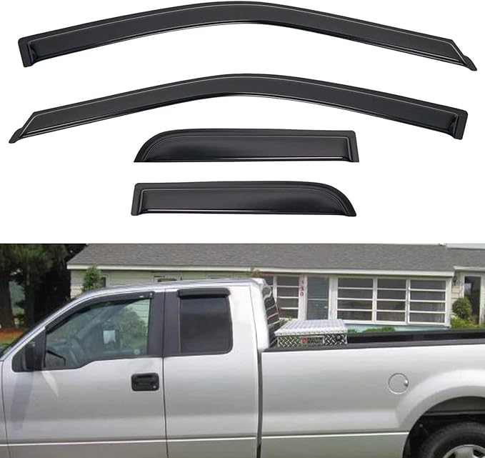 4pcs Window Visors Compatible by LQQDP