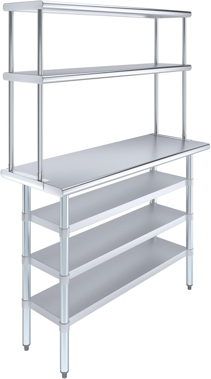 Amgood 18" x 48" Stainless Steel Work Table by AmGood