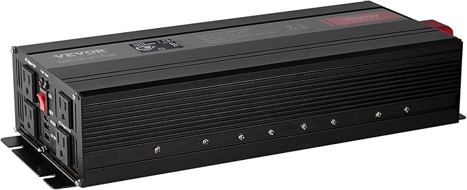 VEVOR Pure Sine Wave Inverter, 3000 Watt, DC 12V to AC 120V Power Inverter - Image 10