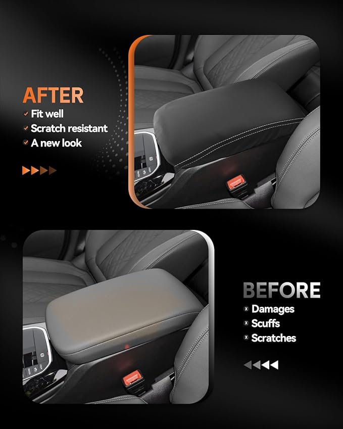 CDEFG for BMW X3 G01/X4 G02 2019-2025 Center Console Cover Armrest Box Cover - Image 3