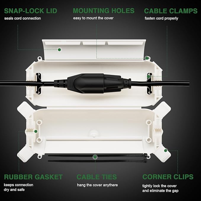 Flemoon Outdoor Extension Cord Safety Cover - Image 3