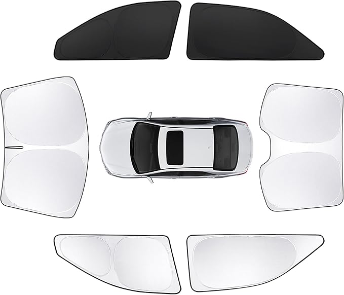 6pcs Car Window Shades for Toyota Camry 2007-2011 Accessories, Windshield Side by Unknown