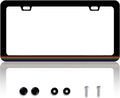 Gay Pride License Plate Frame LGBTQ License Plate Frames Personalise Stainless by HOWKWAWY