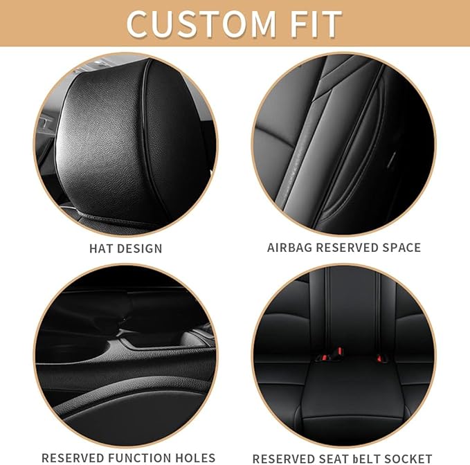 Car Seat Covers Fit for Mazda 3 2014 2015 2016 2017 2018 - Image 6