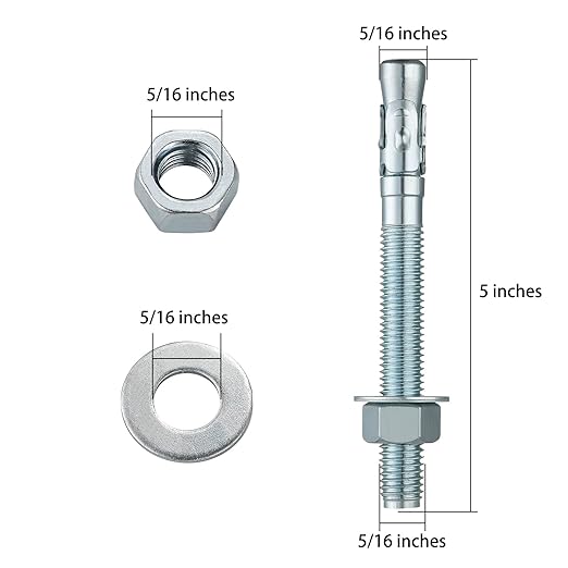 5/16x5" 30Pcs Inch Standard Fasteners - Image 2