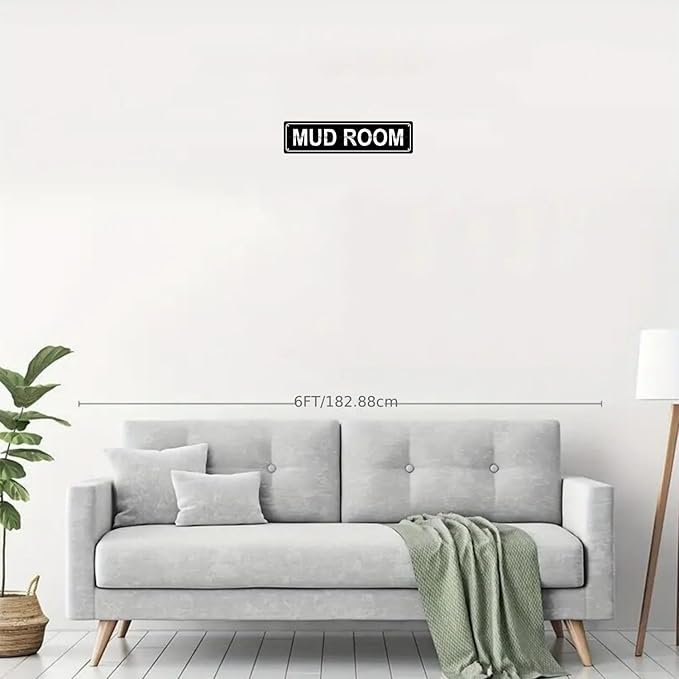 MUD ROOM Space Metal Tin Street Sign Bar Cafe Garage Cave Home Room Wall - Image 3