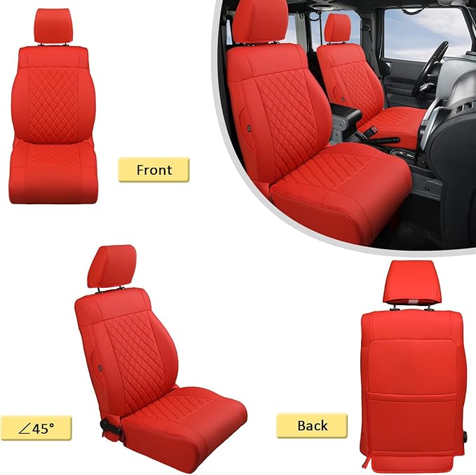 GIANT PANDA Customized Full Set Car Seat Covers - Image 5