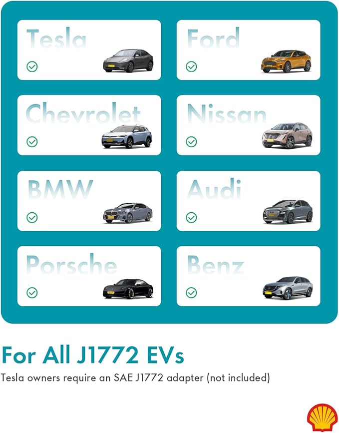 Shell Level 2 EV Charger, 40A ETL Certified Energy Star EV Charger, - Image 6