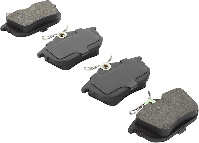 Premium Semi-Metallic Rear Brake Pads Compatible - Image 2