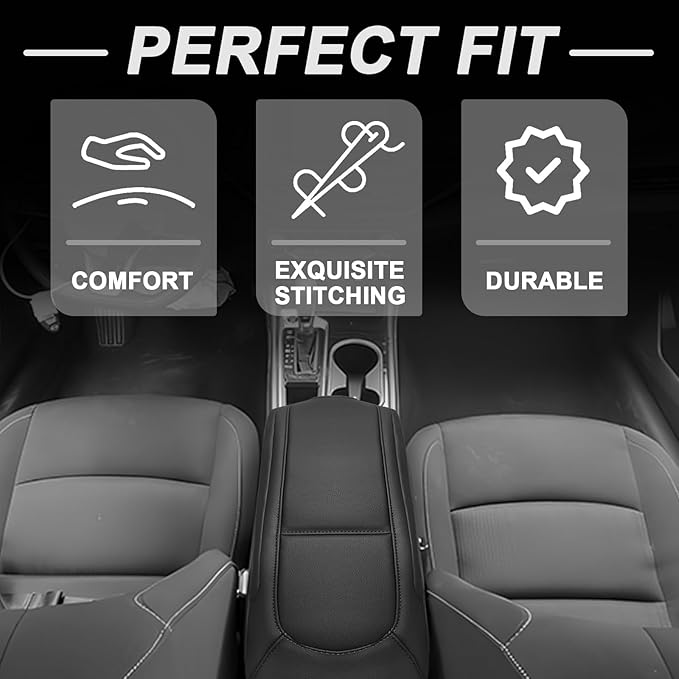Muslogy Center Console Armrest Cover Compatible - Image 5