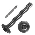 Wensilon #10×1-1/4” for Sheet Metal Self-Tapping Screws 410 Black Stainless by Wensilon