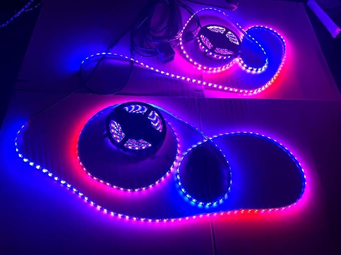 Black Out Full Tinted Smoked LEDs x4PCS 3FT 90CM 36INCH RGB Dream Color Chasing - Image 8