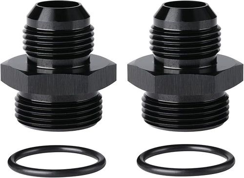 12AN Male Flare to 16AN ORB O-ring Boss Fuel Pump Rail Adapter Fitting Aluminum by Podavelle