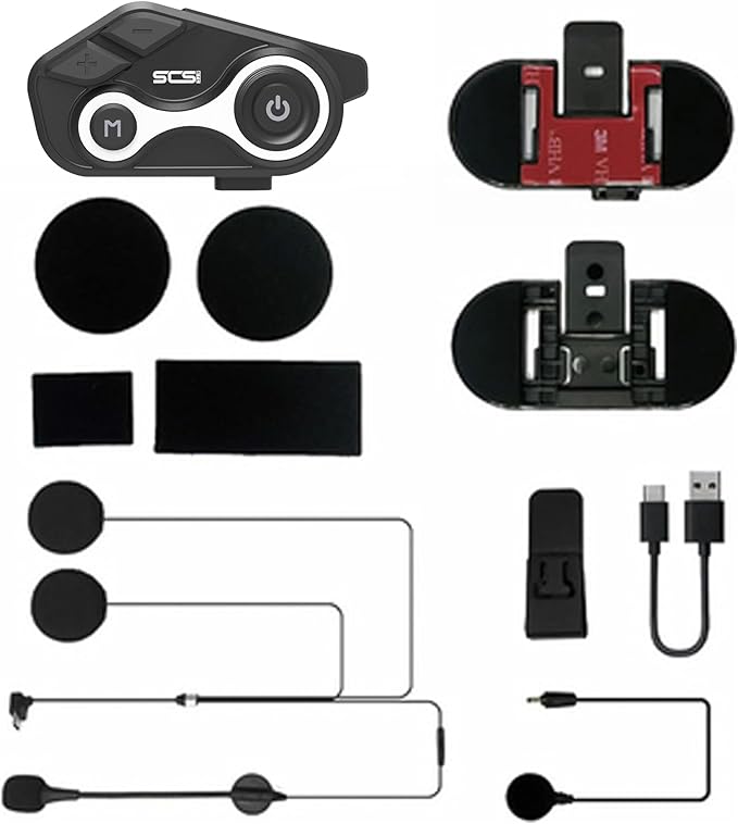 Motorcycle Bluetooth Intercom Helmet Headset - Image 8