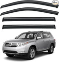 Window Visors Rain Guards Shield by YQAUTEC