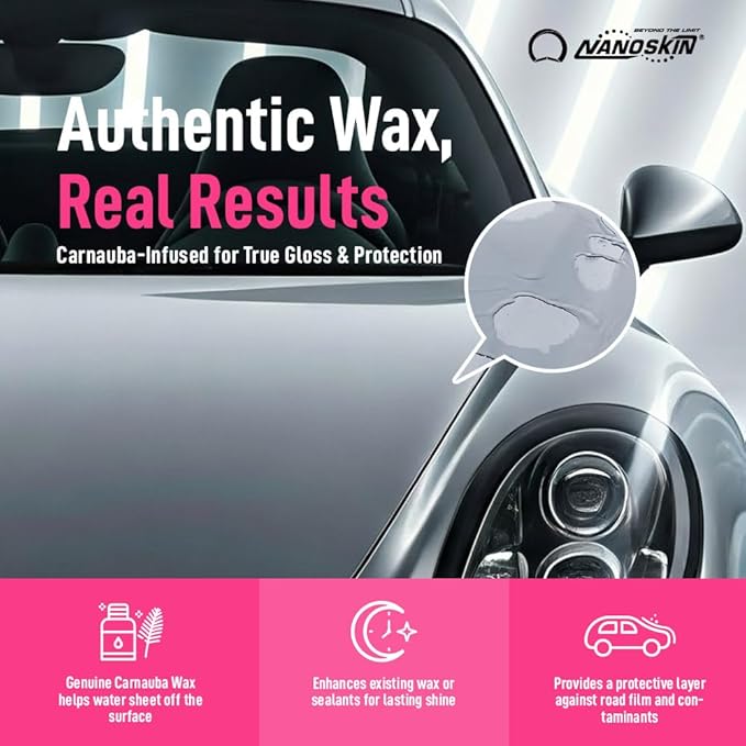 Nanoskin WASH N' WAX with Carnauba 16 Oz. - Image 5