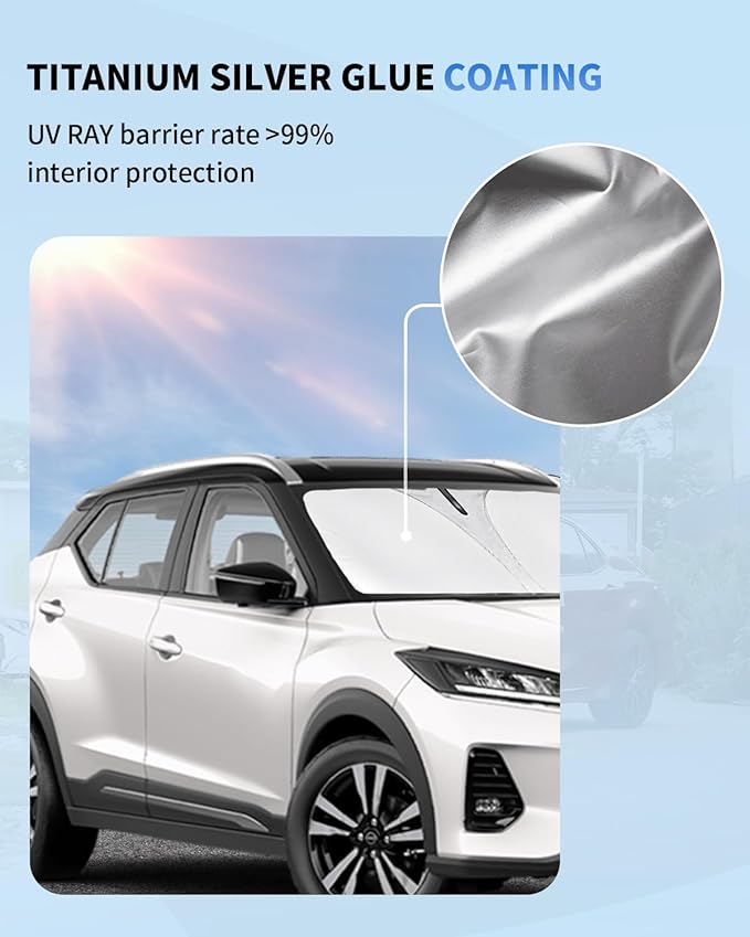 for Kicks Windshield Sun Shade Sunshade - Image 3