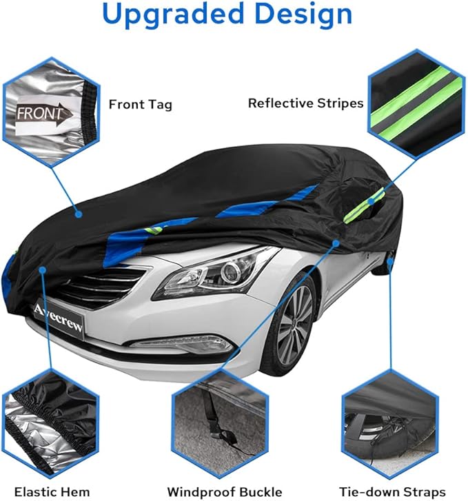 Avecrew Car Cover Waterproof All Weather - Image 5