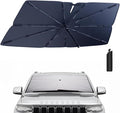 Windshield Sun Shade Umbrella for 2022-2025 Jeep Wagoneer Accessories: Custom by HIMUMOY