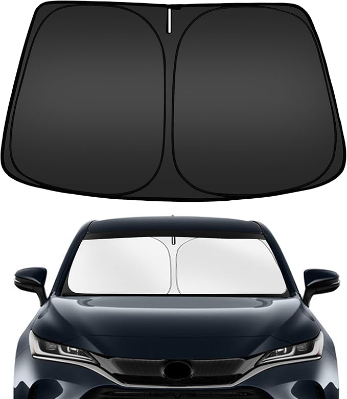 ARISMOTOR Windshield Sun Shade for Toyota Venza 2021-2024, Custom Fit Foldable by ARISMOTOR
