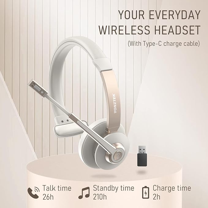 Wireless Headset, Singler-Ear Bluetooth Headset - Image 7