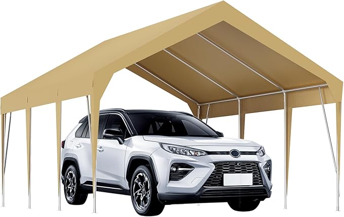 12x20ft Heavy Duty Carport Outdoor Car Canopy UV Resistant Waterproof Party by Wpond