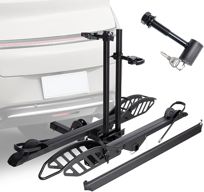 EBike Rack with Ramp, 200 lbs Capacity Heavy Bike Rack Electric Bike Carrier by CRAVOT