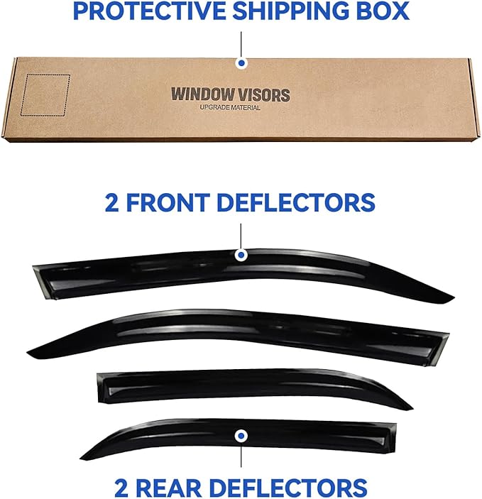 Window Visors Rain Guards Shield - Image 4