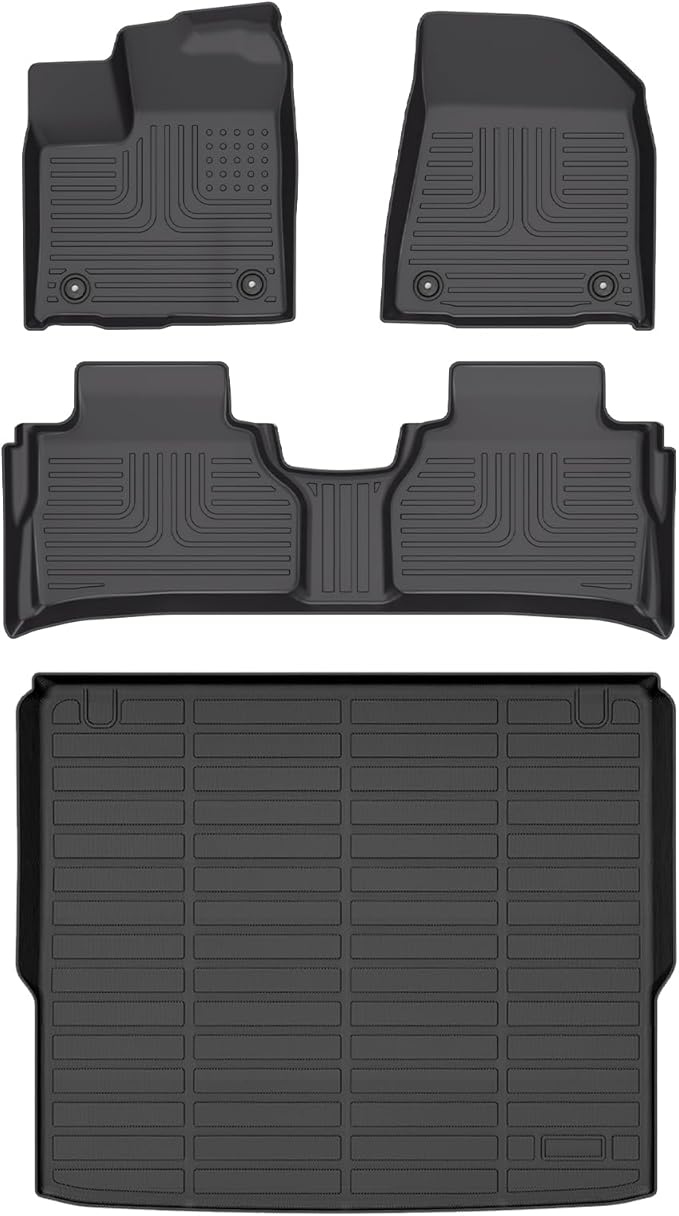 Wayhigh-All Weather Floor Mats and Cargo Mat Set Fit by Wayhigh