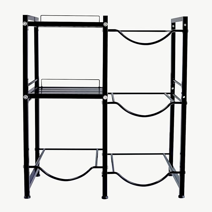 5 Gallon Water Jug Holder with 2 Storage Shelves, 3 Tier Water Bottle Holder - Image 7