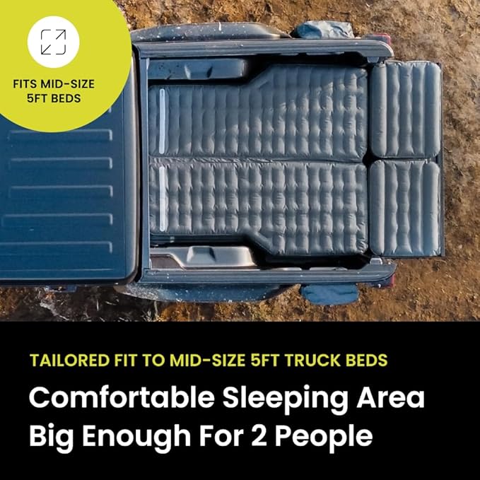 Luno AIR 5ft Truck Bed Mattress Car Camping | Tailored-Fit - Image 4