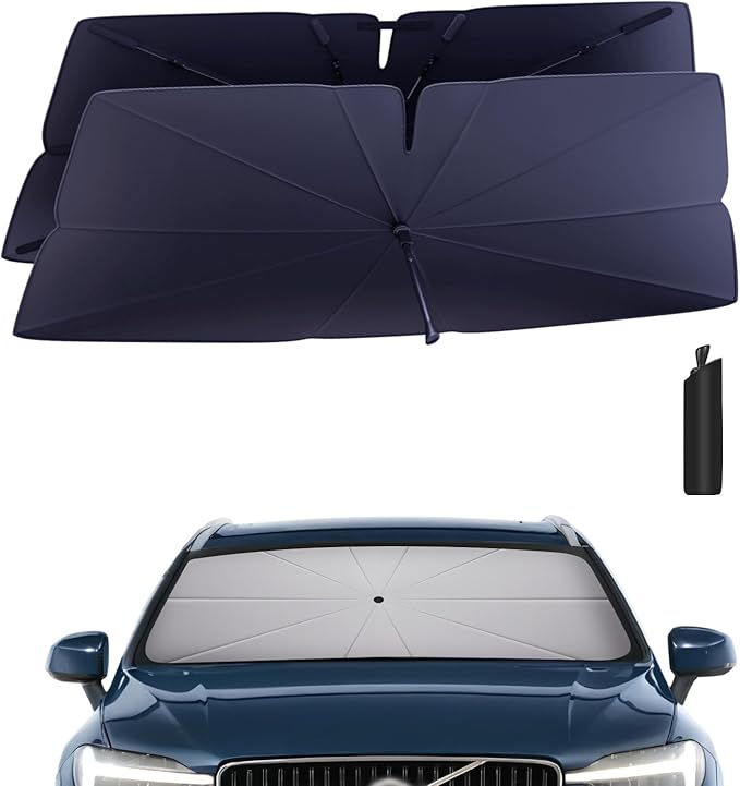 Windshield Sun Shade Umbrella: for Volvo XC60-2018-2024 by HIMUMOY