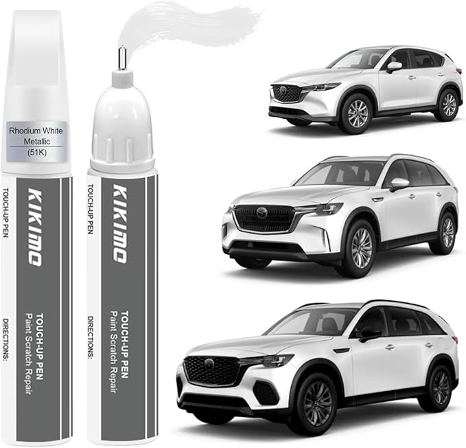 KIKIMO for Mazda Touch Up Paint), Car Paint Repair Kit for Mazda, 2 In 1 by KIKIMO