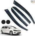Rain Guards for Volkswagen Golf MK6 Hatchback 2010-2014, Tape-on Side Window by LETINGFAR