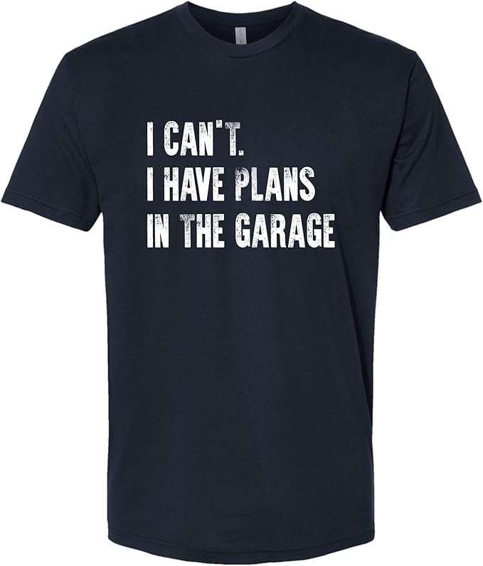 Go All Out Adult I Can't I Have Plans in The Garage Funny Dad Gift Deluxe Soft - Image 2