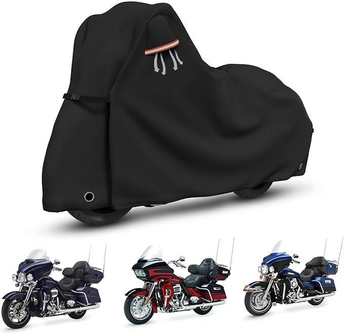 STARTWO Motorcycle Covers Waterproof Outdoor Storage by STARTWO