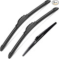 3Pcs Windshield Wiper Blades for Toyota Prius 2004 2005 2006 2007 2008 2009 by SCTIOANSNOemWiperBlades
