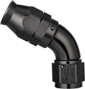 EVIL ENERGY 12AN 60 Degree PTFE One Piece Full Flow End Hose Fitting Aluminum by EVILENERGY