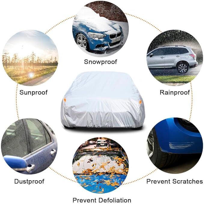 Kayme 6 Layers SUV Car Cover Custom Fit - Image 4